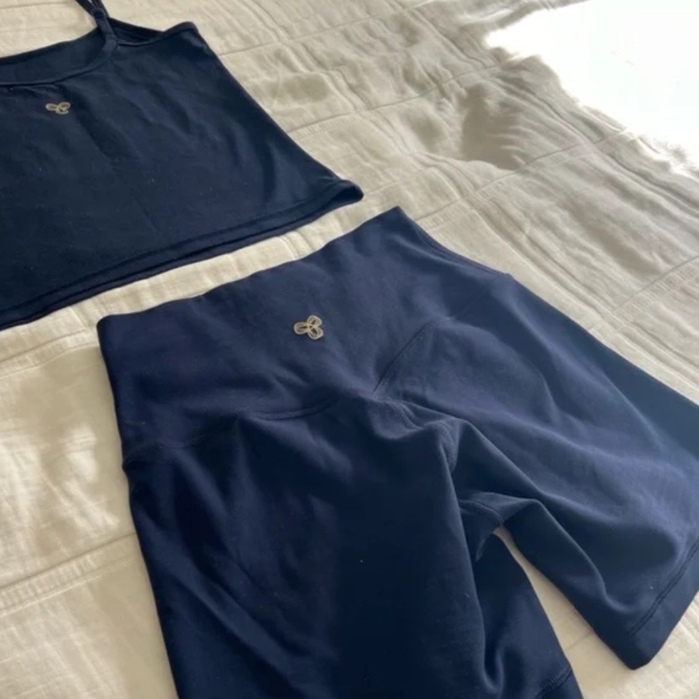 Golden Butter Infinite Shorts and Essential Tank Set